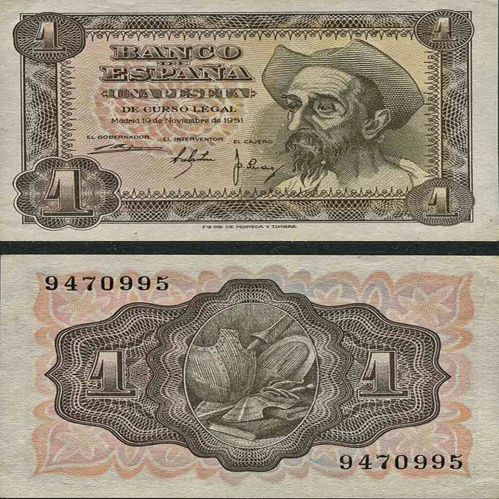 1 peseta de 1951